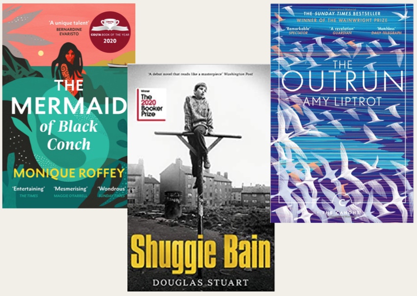 An image of some of our recently read books.