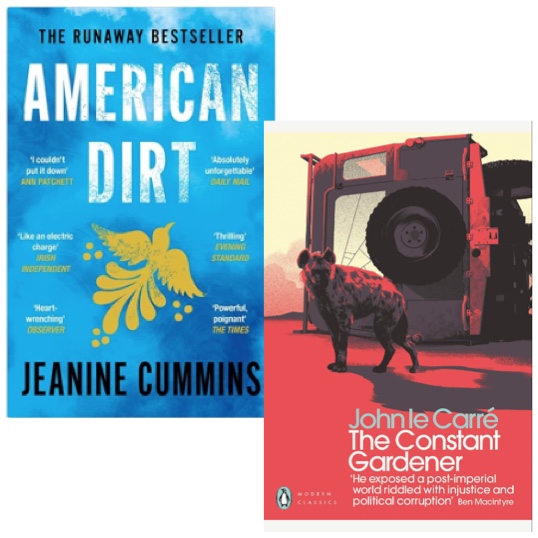 A photo of two of our recently read books.