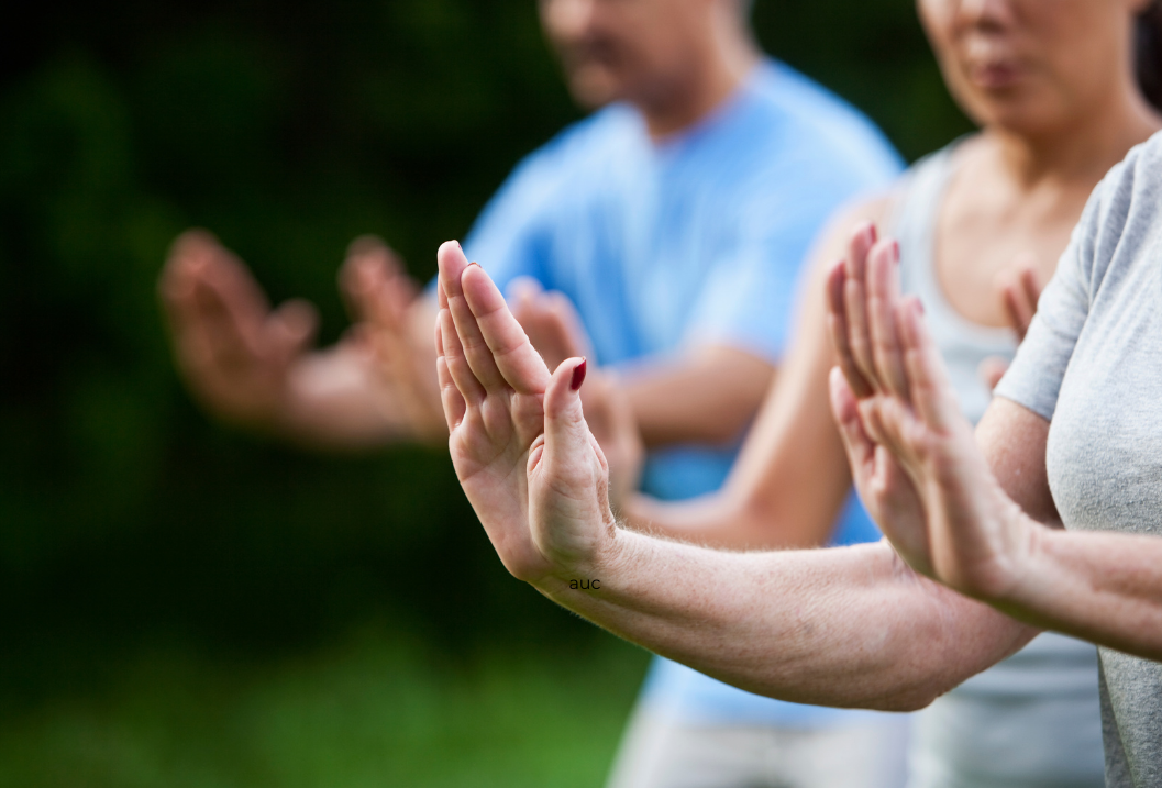 An image of hands performing Tai Chi