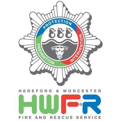 The Hereford and Worcester Fire and rescue service logo