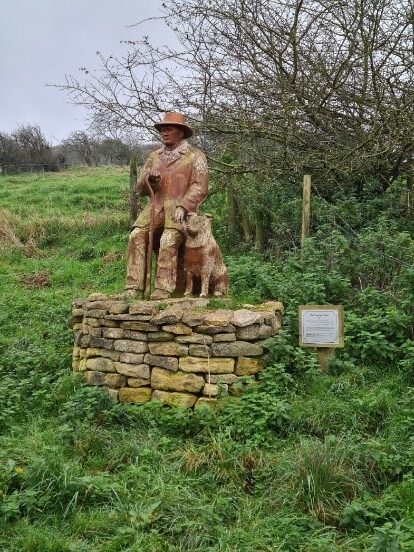 Statue of a drover