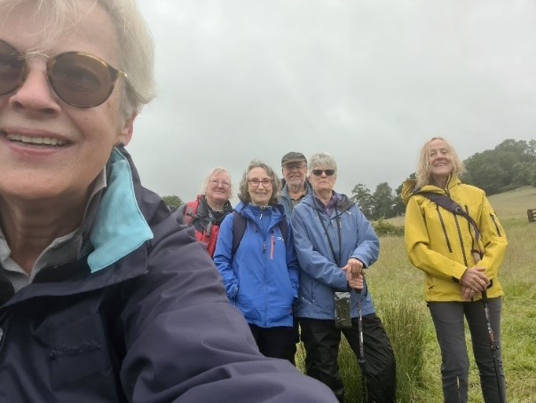 Another group photo - this time in the rain