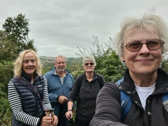 Smiling walkers